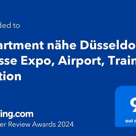 Apartment Naehe Duesseldorf Messe Expo, Airport, Train Station Duisburg Zewnętrze zdjęcie